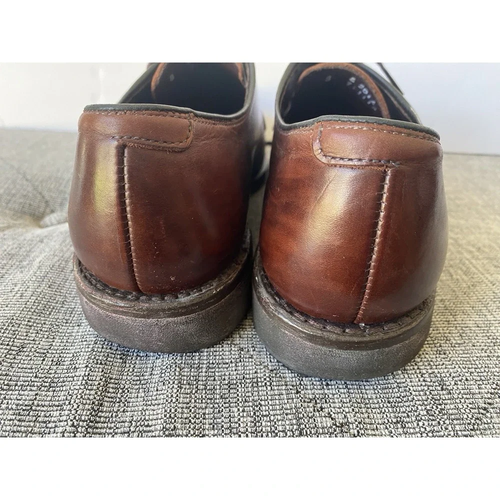 Allen‎ Edmonds 3016 Road Warriors Brown Leather Oxford Shoes Mens Size 8 E